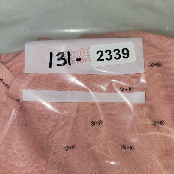 Eddie Bauer Pink Sleeveless Embroidered Tank Top M/M Lightweight 2339 - Picture 6 of 7